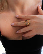 Irregular ring gold
